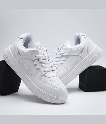 ASIAN THUNDER-07 White Men's Sneakers