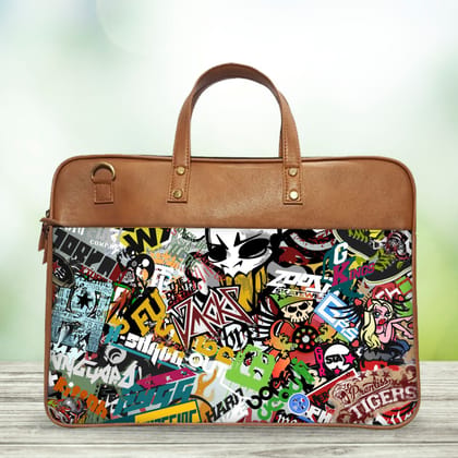 The Cartoon Abstract Classic Laptop Bag