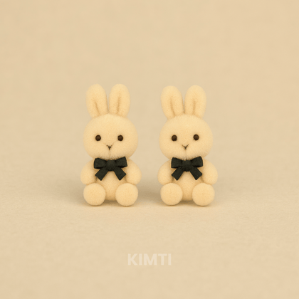 Cute Bunny Stud Earring