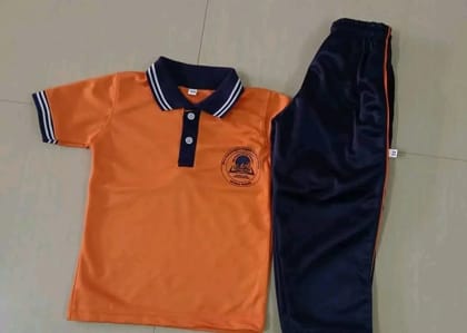 Vibrant Orange Kids T Shirt