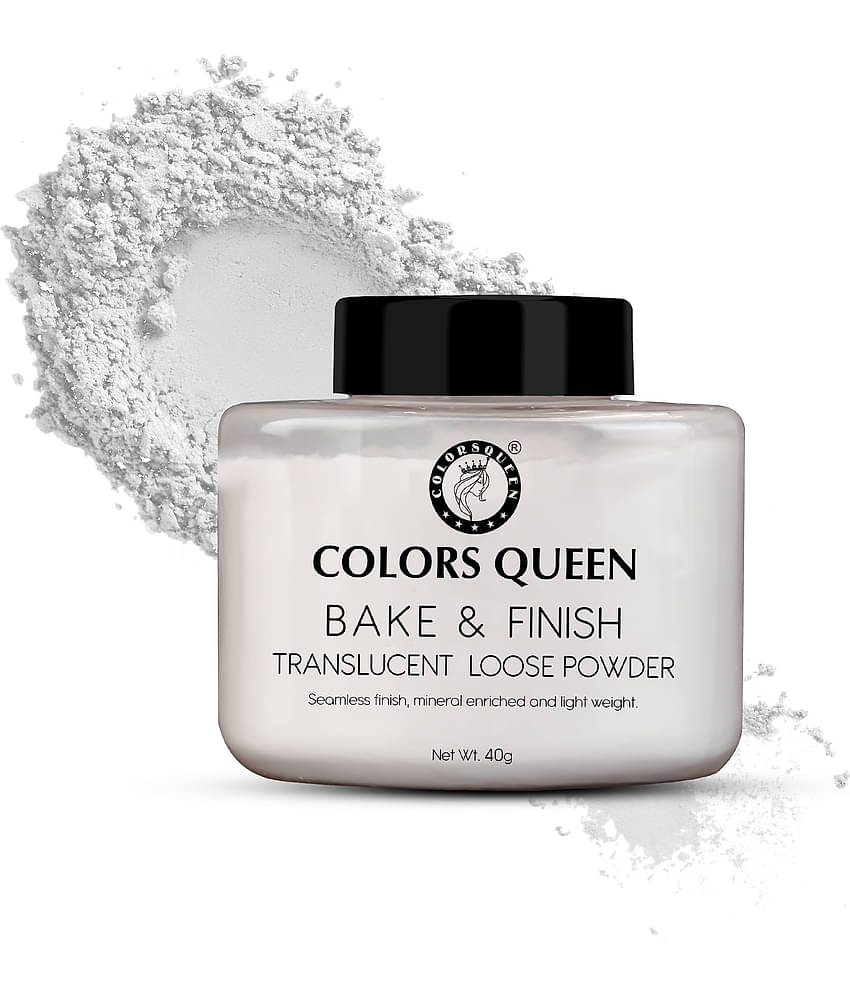 Colors Queen Bake & Finish Translucent Loose Powder (Shade - 02)