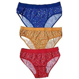 Supermood Pack Of 3 Women Hipster Multicolor Panty