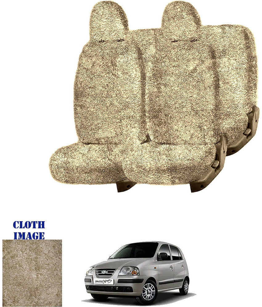 Hyundai Santro Xing Beige 5 Seater Car Seat Cover