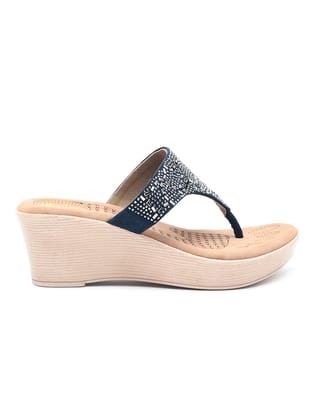 Delco  Evening wear Fancy Slip ons-38 / Blue