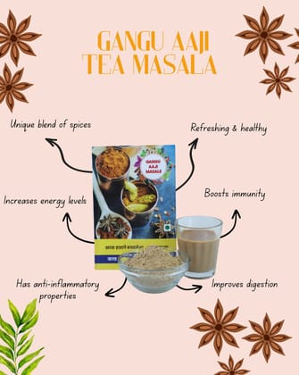 Tea Masala 50 g Each [10X15cm]