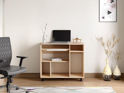 Companion C9 Ind Computer Table - Baverian Beech Companion C9 Ind Computer Table - Baverian Beech