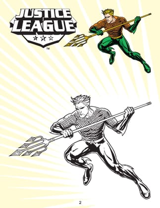 Justice League Copy Colouring Book [Paperback] Dreamland Publications