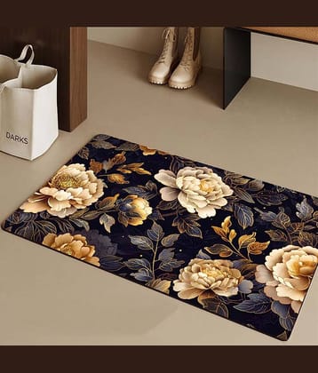 mahek accessories Set of 1 Anti-skid Rubber Door Mat ( 40 X 60 cm ) Assorted