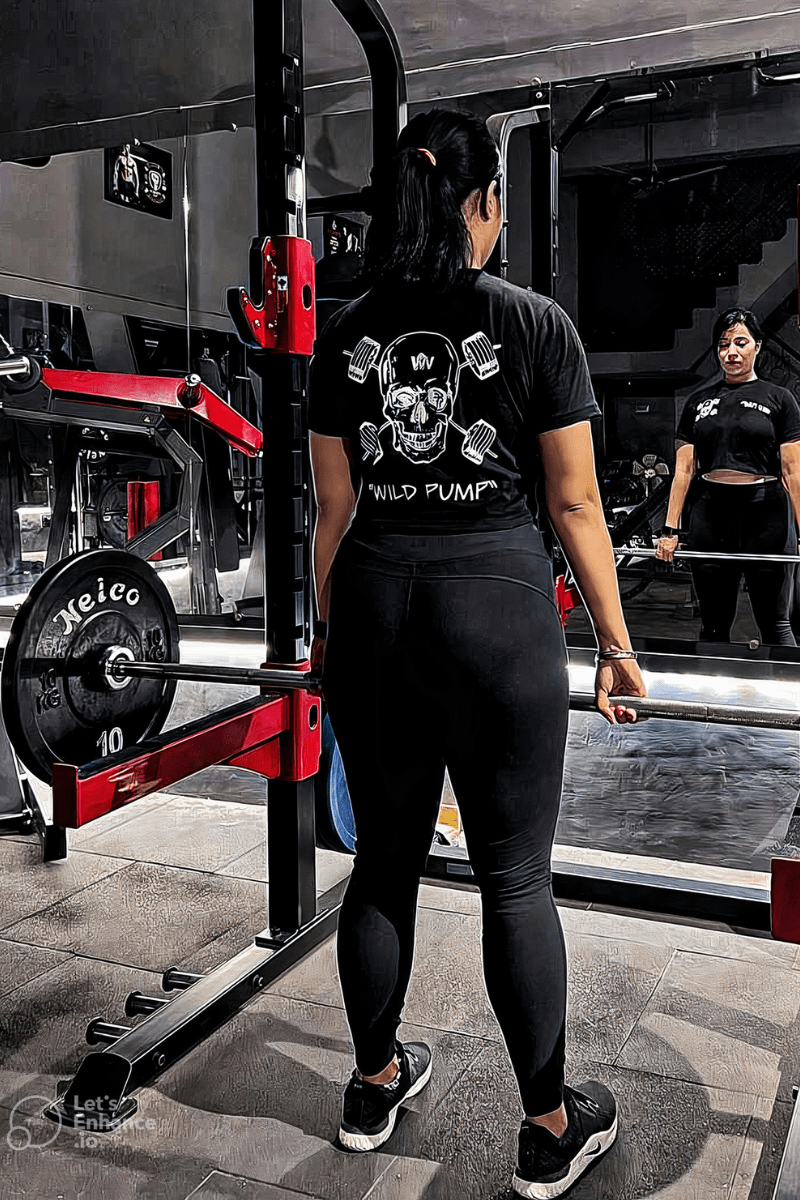 WILD PUMP "PREMIUM VINTAGE" (CROPPED) TEE IN BLACK-XS