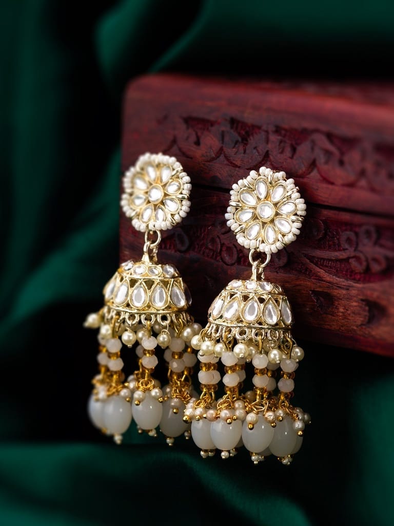 Morison Golden Spiral Earrings Artistic Elegance in Motion - Earrings | Buy online on ZillyBuy