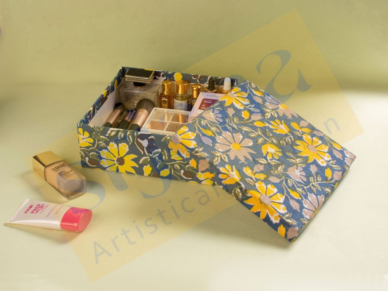Srjana Handcrafted Fabric Storage Box