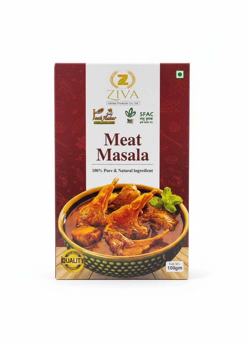 Meat Masala by Ziva FPCL |  Pure & Aromatic spice.