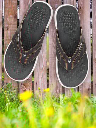 Hirolas® Men's Grey/Orange CLOUDWALK | Comfortable | Ultra-Soft | Light-Weight | Shock Absorbent | Bounce Back Technology | Water-Resistant Slippers (HROFF24GRO) Hirolas® Men's Grey/Orange CLOUDWALK | Comfortable | Ultra-Soft | Light-Weight | Shock Absorbent | Bounce Back Technology | Water-Resistant Slippers (HROFF24GRO)