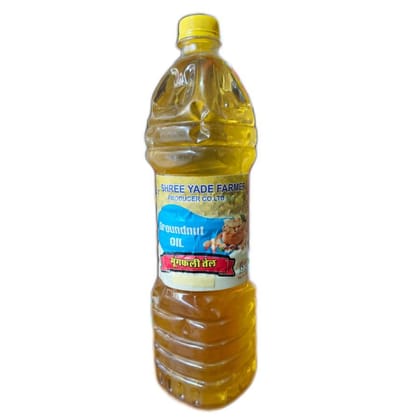 GROUNDNUT OIL (कच्ची घाणी तेल) - 900 L - 900 L - 1 liter