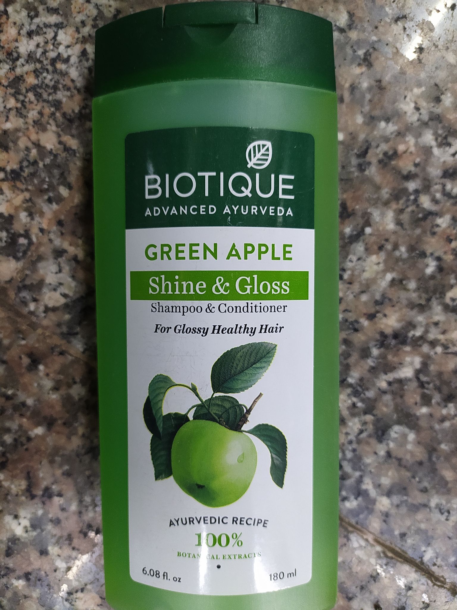 biotique green apple shampoo and conditioner