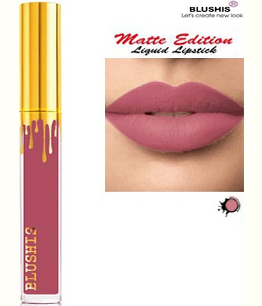 BLUSHIS Long Wear Pink Matte Lipstick