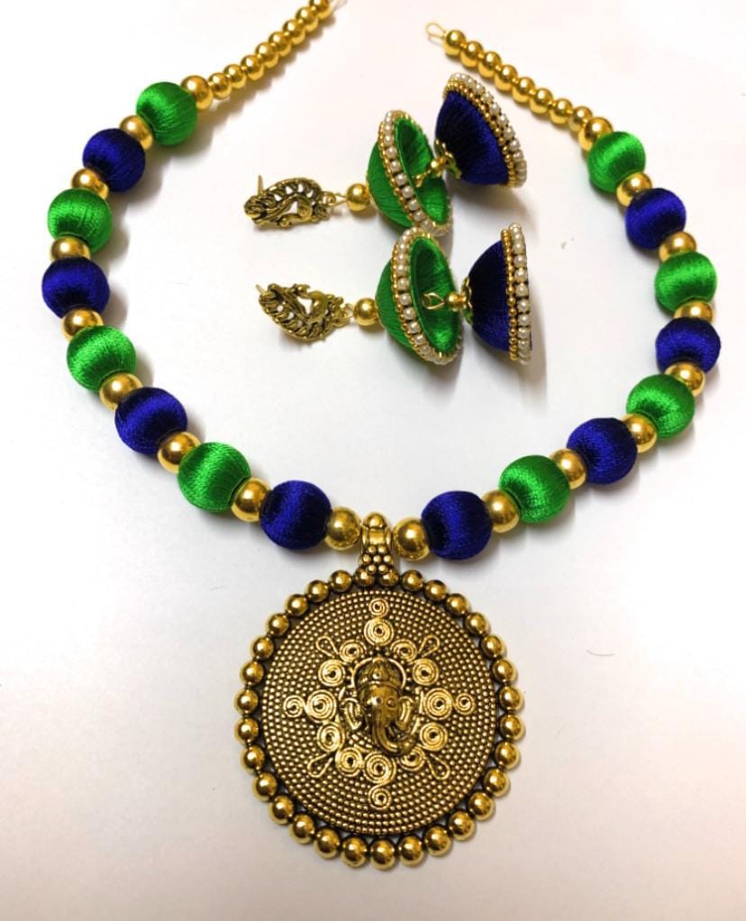 Radiant Bloom Multicolor Jewellery Set