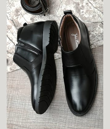John Karsun Black Men's Casual Boots