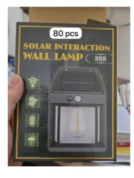 SOLAR WALL LAMP