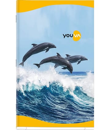 Navneet Youva | Soft Bound Long Notebook | King Size 19 cm x 31 cm | Single Line | 160 Pages| Pack of 6