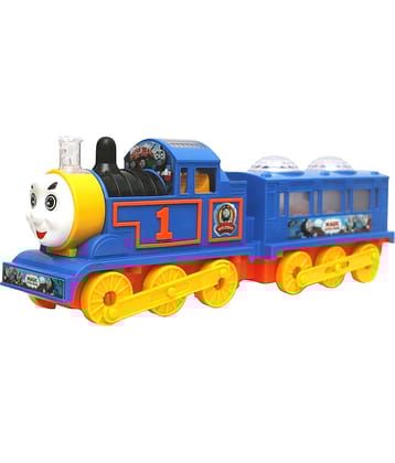 TOY DEKHO Choochoo Electric Train For Kids || Choochoo  New Generation Flash Electric Train Toy With 3D Light And Music For Boys Girls Age 2+ Years || Plastic Battery Operated Train Toy  (Multicolour, Pack of: 1)