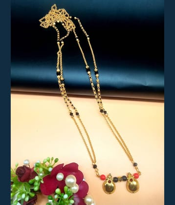 JIPPA Golden Mangalsutra ( Pack of 1 )