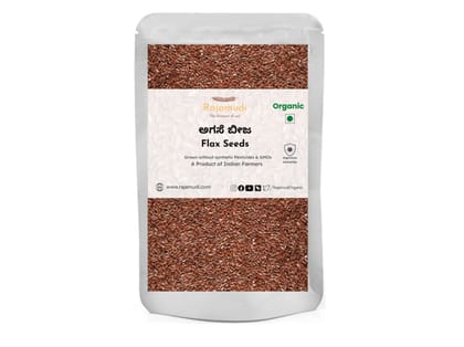 Rajamudi Organics Javas/Flax Seeds - 100 Gram