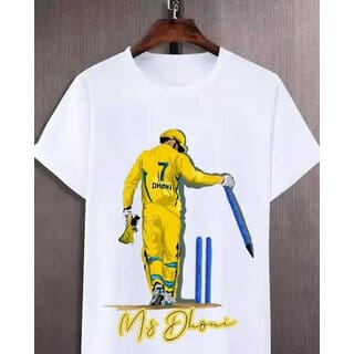 Moumita Graphic Print Men Round Neck White T-Shirt