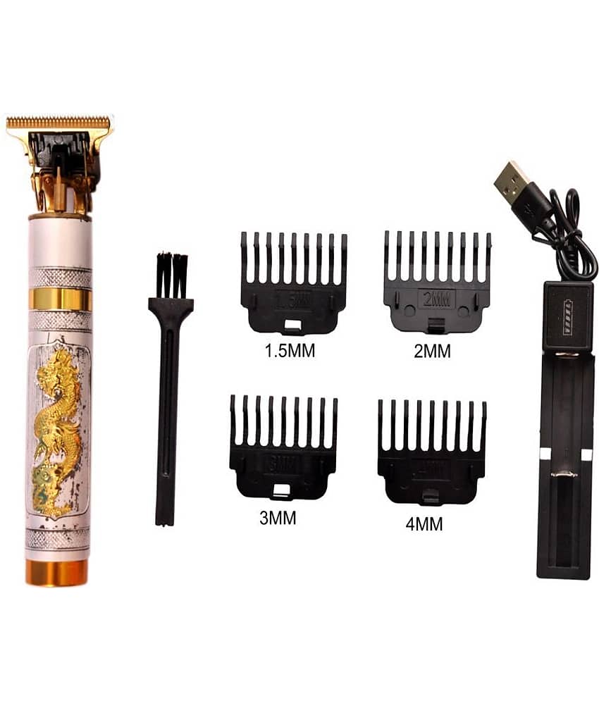 WAER WA-1927 White Cordless Beard Trimmer With 60 minutes Runtime