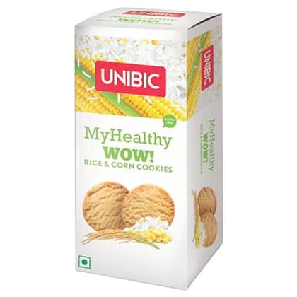 Unibic Cookies - My Healthy Wow Rice & Corn, 75 G
