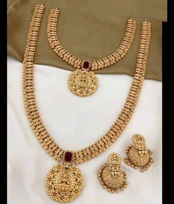 Padmavati Bangles Green Alloy Necklace Set ( Pack of 1 )