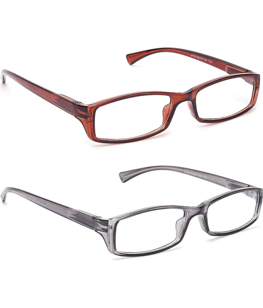 Hexxa Rectangle Full Rim Reading Glasses