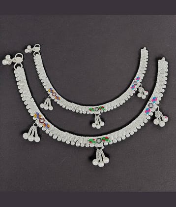 AKLINA Multicolor Anklets ( Pack of 2 )