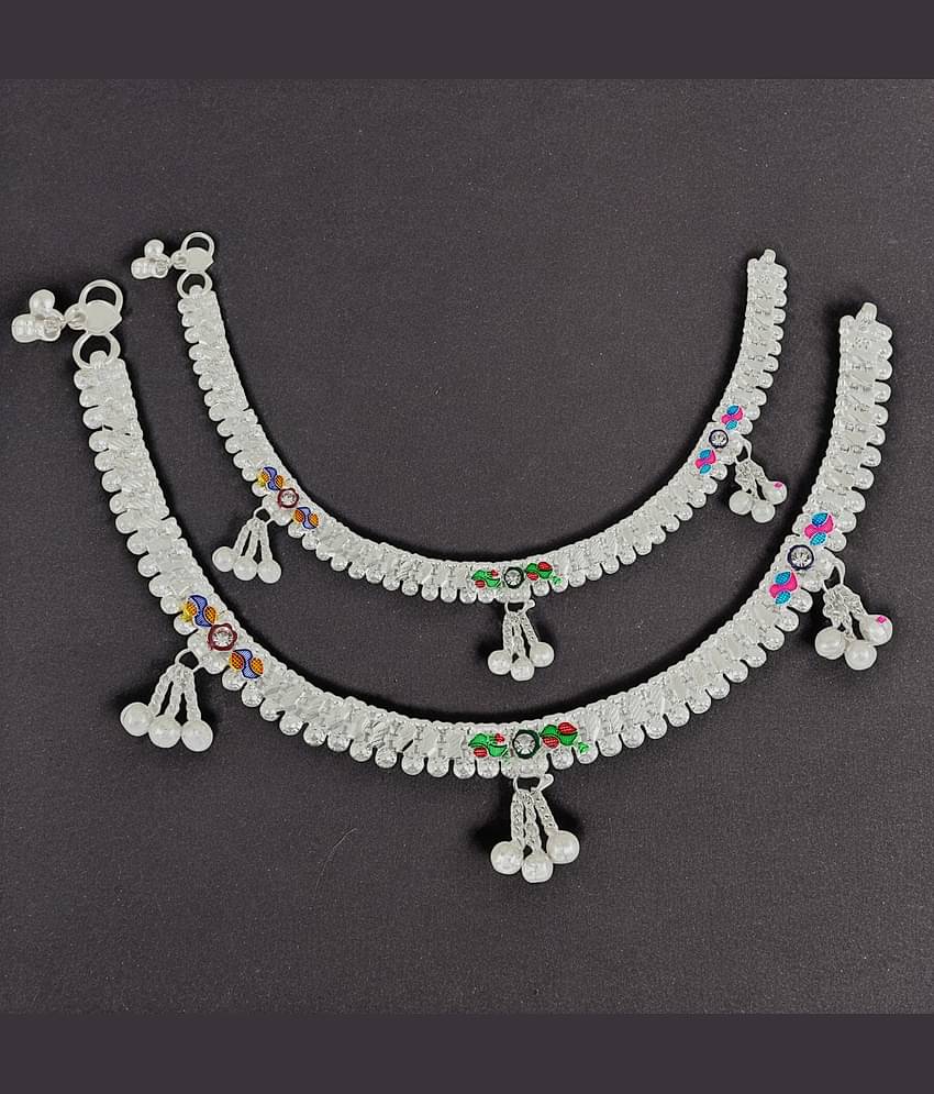 AKLINA Multicolor Anklets ( Pack of 2 )