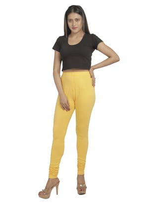 001AFR 4Cats Free Size Royal Churidar Leggings - Tussar