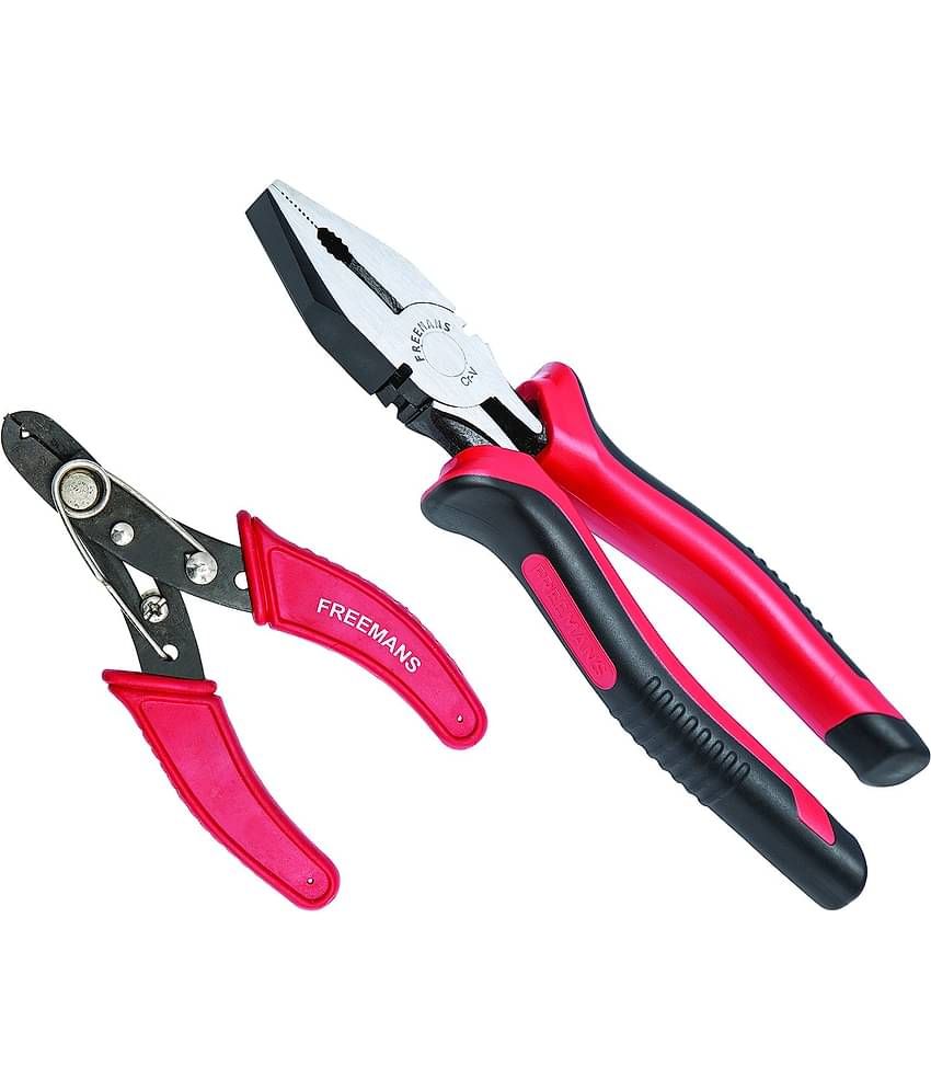 Freeman Set of 2 hand tool combo (Wire Stripper and Cutter 150mm/ Lineman Plier 205mm)