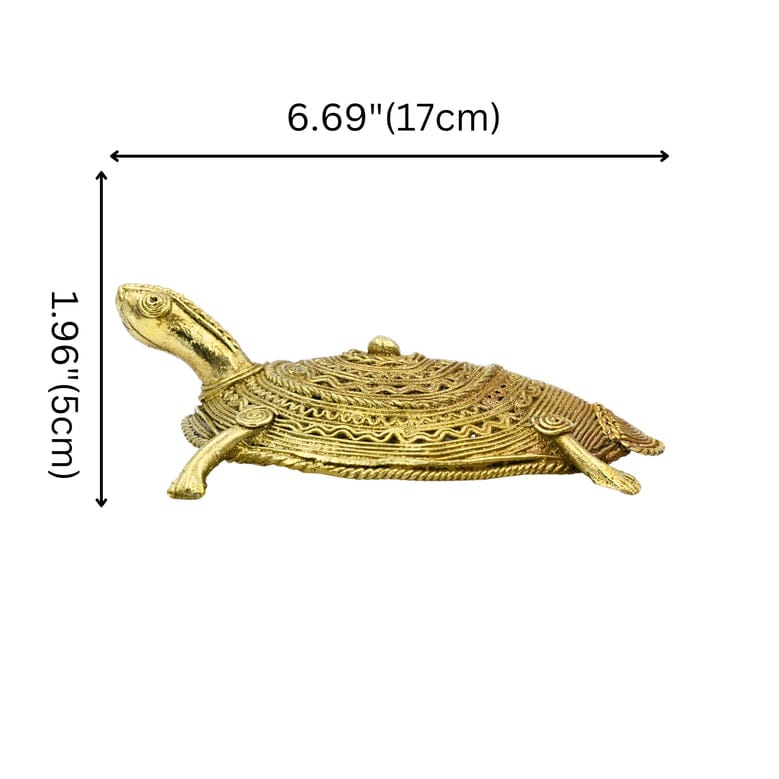Dhokra Art Tortoise Yantra