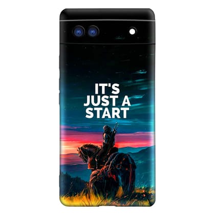 IT"S Just A Start Google Pixel 6A  Premium Emboss cover