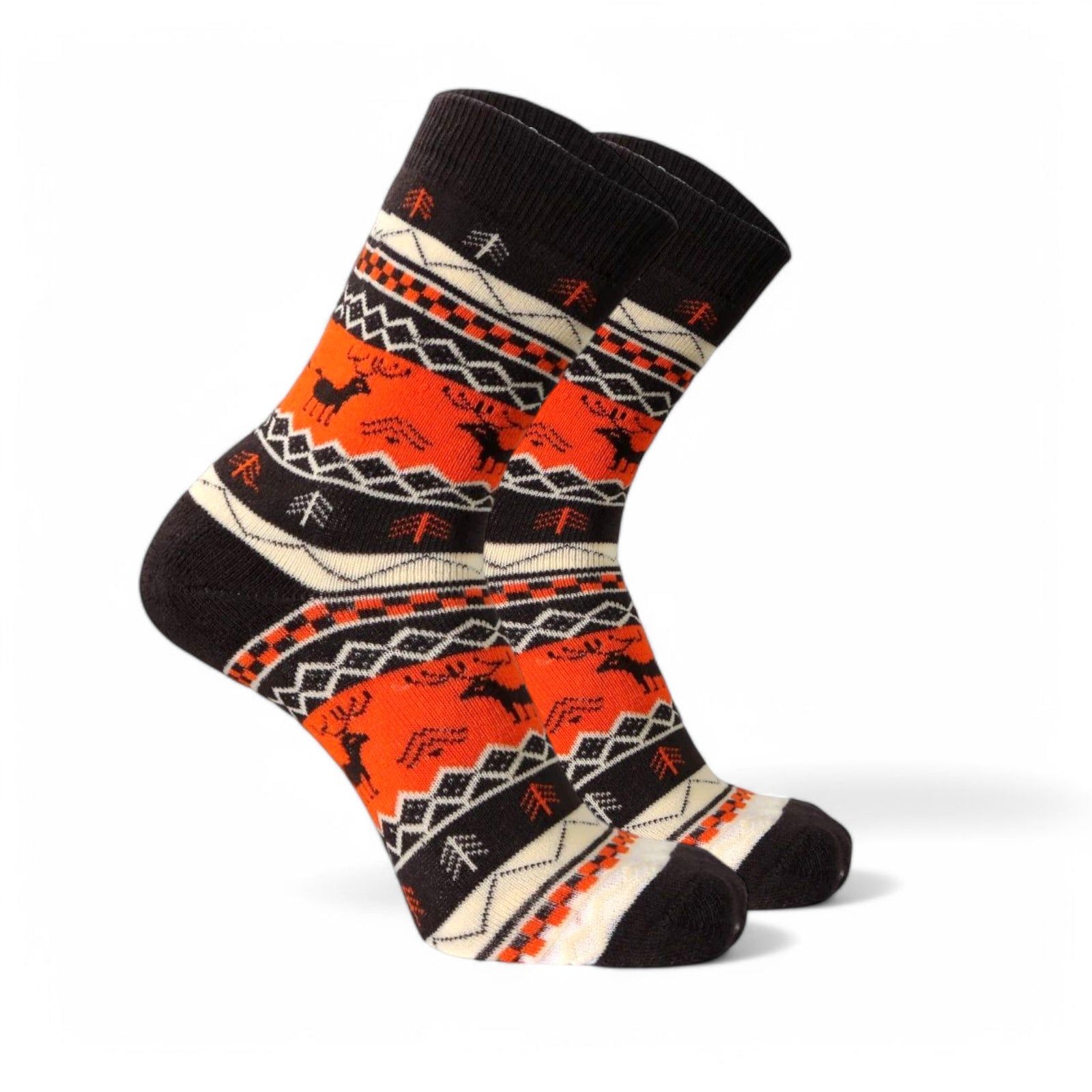 DARK BROWN- NEW REINDEER EDITION-Pack of 1-Pair