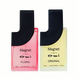Ossa Magnet Floral  Original Unisex Eau De Parfum Combo Long Lasting Fragrance Perfume for Men  Women (Pack of 2)