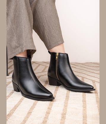 Fentacia Fentacia Women Black Chelsea Boots Black Women's Ankle Length Boots