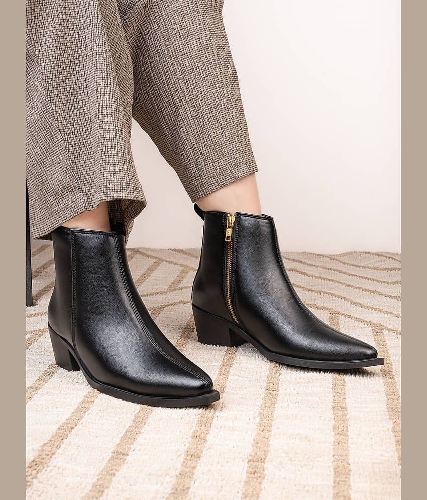 Fentacia Fentacia Women Black Chelsea Boots Black Women's Ankle Length Boots