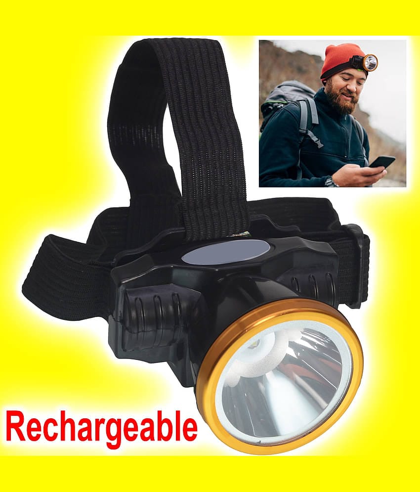 JMALL Black Head Torch ( Pack of 1 )