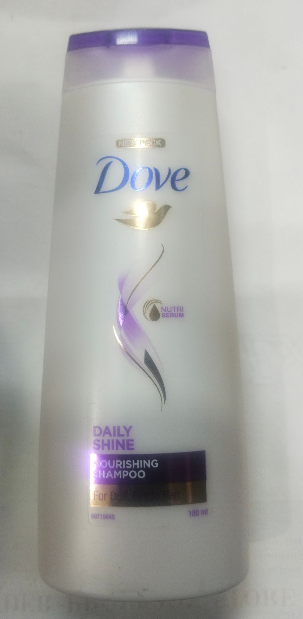 Dove daily shine nourishing shampoo 180 ml