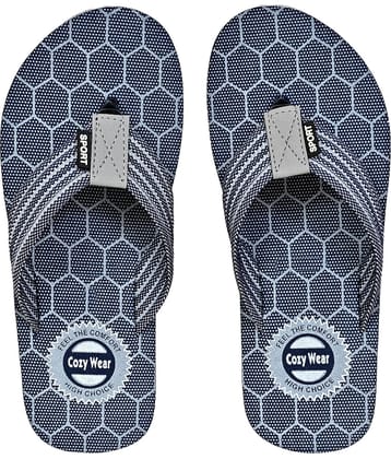 Cozy Wear - Gray Men's Thong Flip Flop
