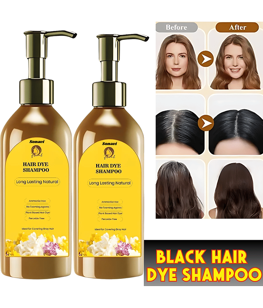 Sonavi Natural Permanent Hair Color 200 mL Black