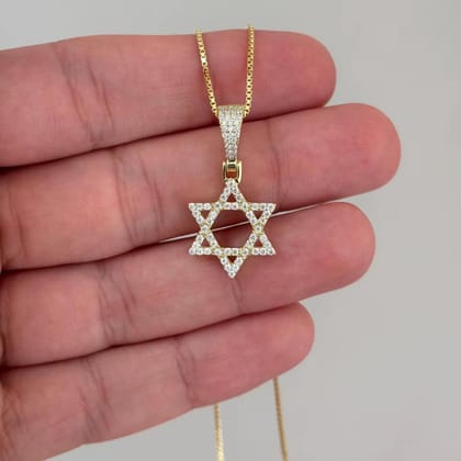 Star pendant  Solid & pure sterling silver