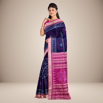 Tribal Bandha Sambalpuri Silk Saree Tribal Bandha Sambalpuri Silk Saree
