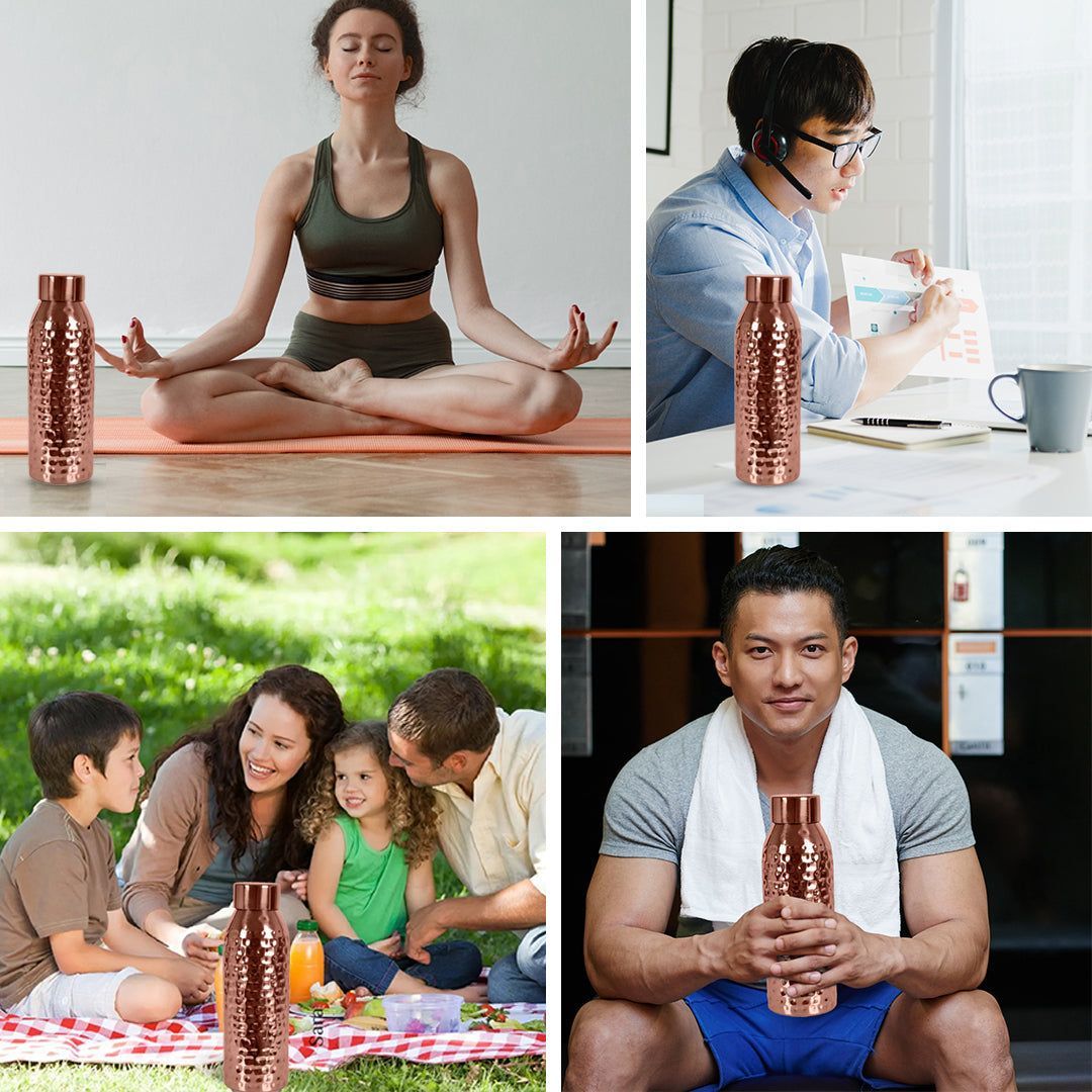 Giftana Copper Water Bottle 750ml