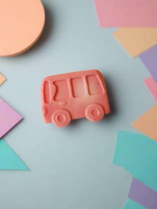 Joy Ride Kids' Bus Shaped Soap (100g)-Single